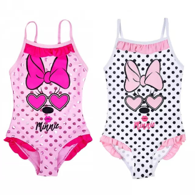 Disney Minnie bērnu peldkostīms, peldēšanai, 3-8 gadi