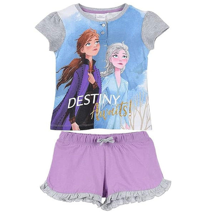 Disney Frozen bērnu īsā pidžama dāvanu kastītē 3-8 gadi