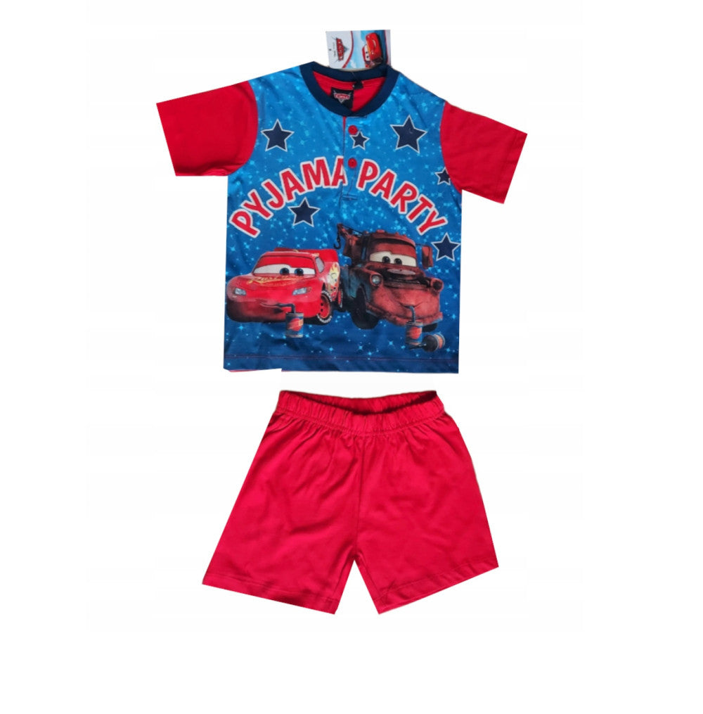 Disney Cars bērnu īsā pidžama dāvanu kastītē 3-8 gadi