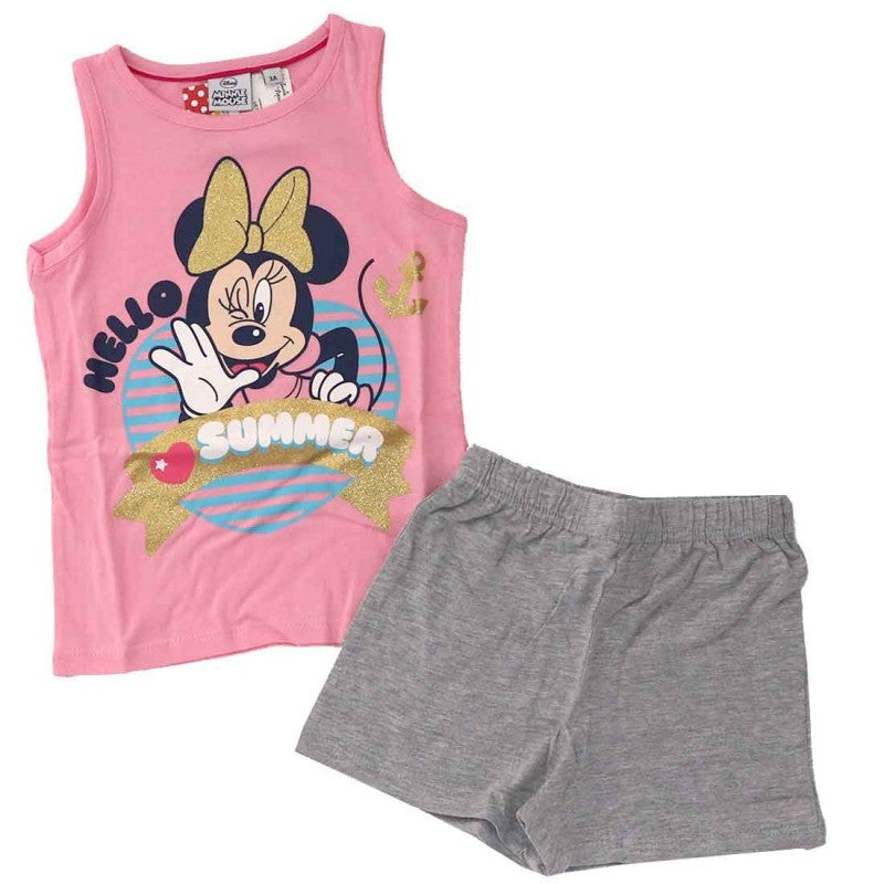 Disney Minnie bērnu īsā pidžama 3-8 gadi