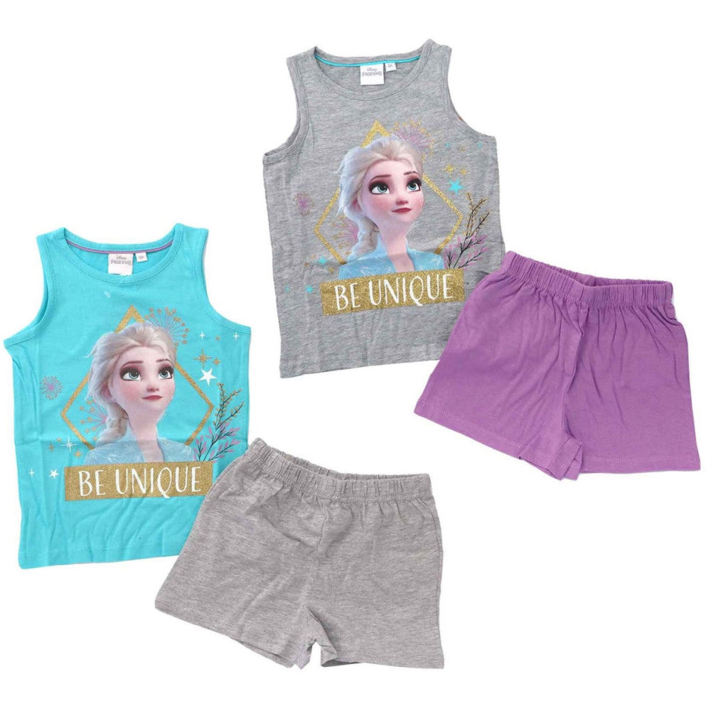 Disney Frozen bērnu īsā pidžama 3-8 gadi