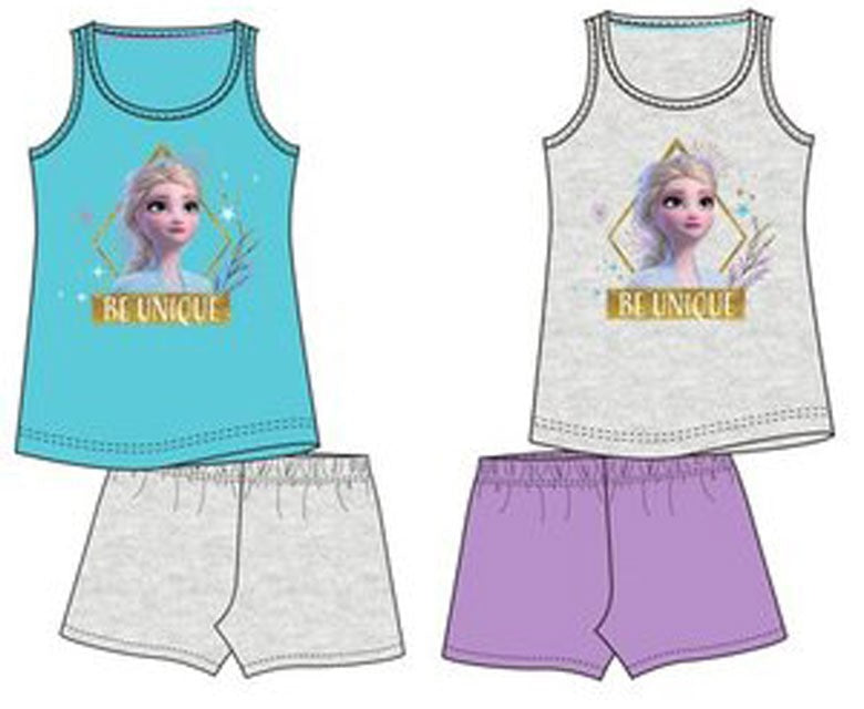 Disney Frozen bērnu īsā pidžama 3-8 gadi