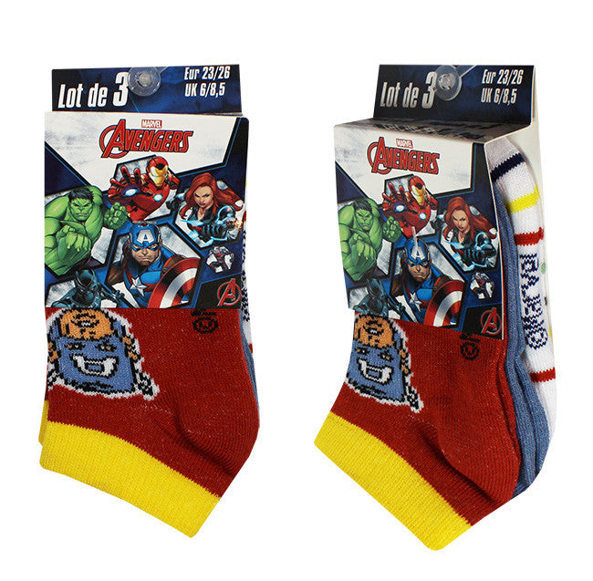 Avengers bērnu neredzamās zeķes 23-34