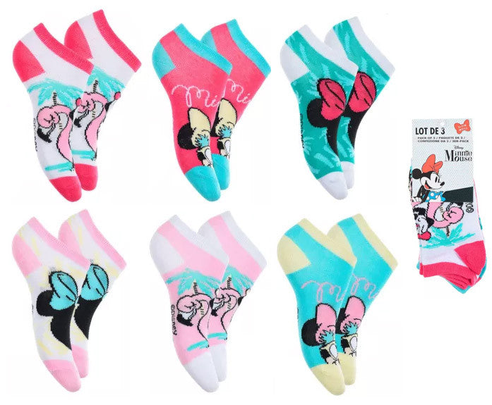 Disney Minnie Party bērnu zeķītes bez paslēpēm 23-34