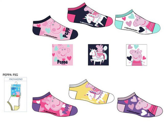 Peppa Pig bērnu zeķītes bez paslēpēm 23-34
