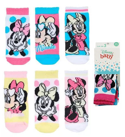 Disney Minnie mazuļu zeķītes 0-12 mēneši