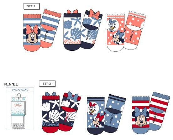 Disney Minnie mazuļu zeķītes 0-12 mēneši