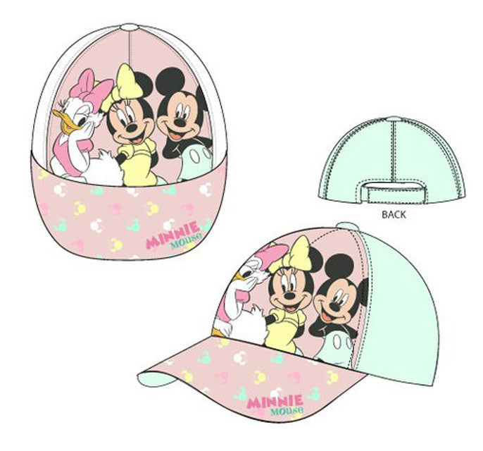 Disney Minnie pasteļkrāsas mazuļa beisbola cepure 48-50 cm