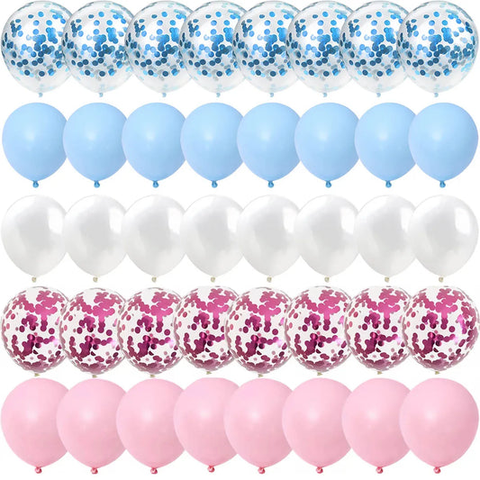 Baloni dzimumu atklāšanas ballītei, rozā, zili - Gender reveal