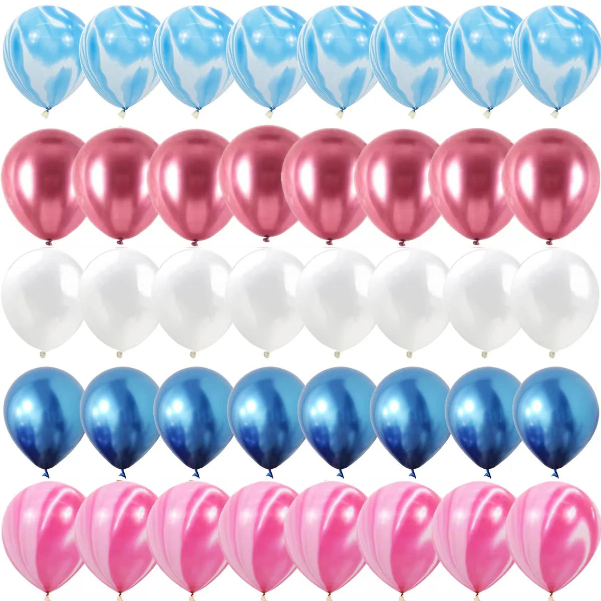 Baloni dzimumu atklāšanas ballītei, rozā, zili - Gender reveal