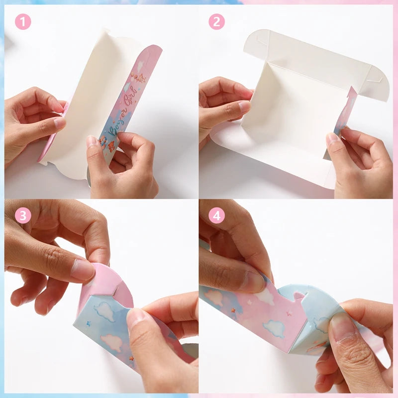 Dzimuma atklāšanas ballītes piederumi galdam