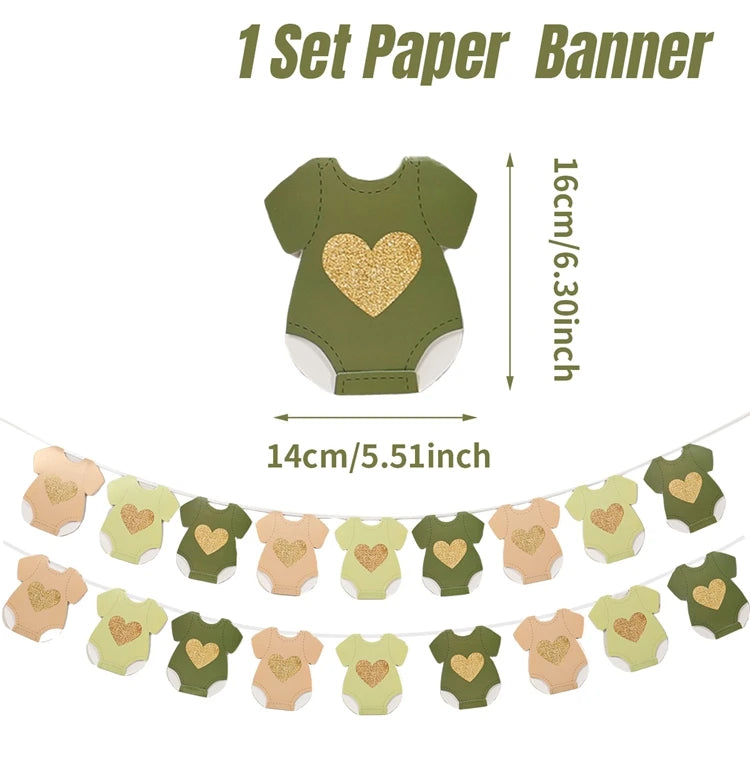 Mazuļa ballītes papīra vītnes - izkārtnes