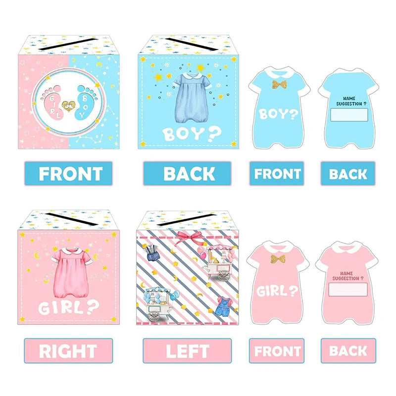 Mazuļa dzimuma atklāšanas balsošanas kaste - Gender Reveal balsošanas kaste