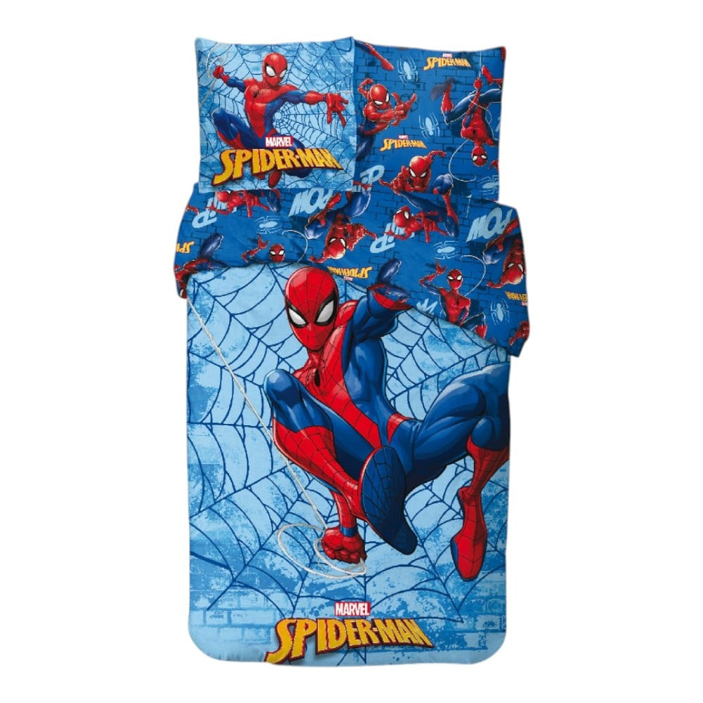 Zirnekļcilvēka Urban Hero gultasveļas komplekts 140√ó200cm, 65x65 cm