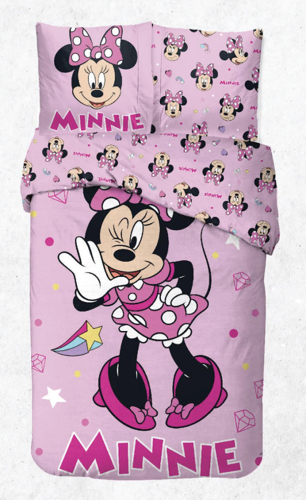 Disney Minnie jauks gultasveļas komplekts 140–200 cm, 65 x 65 cm
