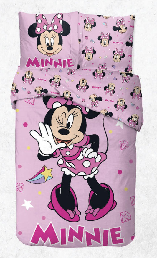 Disney Minnie jauks gultasveļas komplekts 140–200 cm, 65 x 65 cm