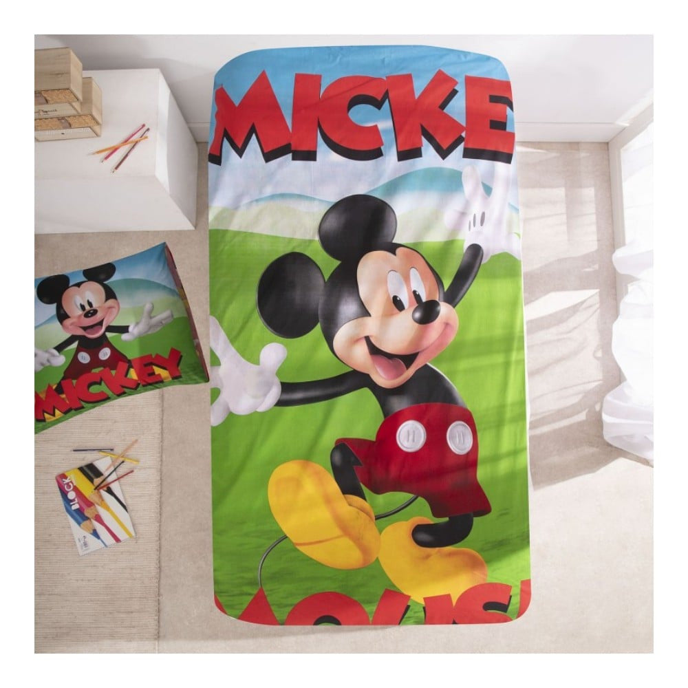 Disney Mickey Garden gultasveļas komplekts 140–200 cm, 65 x 65 cm