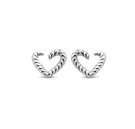 Viktorijas sudraba sirds auskari