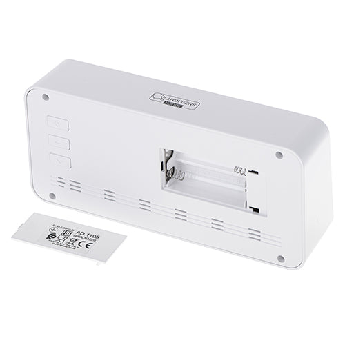 Akumulatora modinātājs – balts