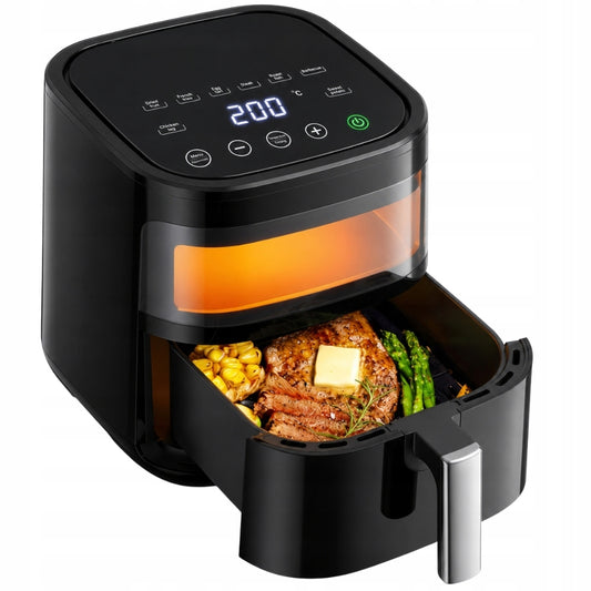 Karstā gaisa friteris 4l, 1200w, 8 programmas