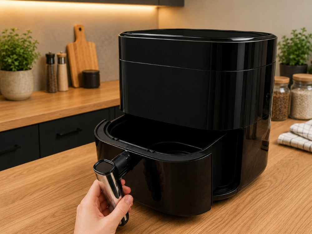 Karstā gaisa friteris 4l, 1200w, 8 programmas