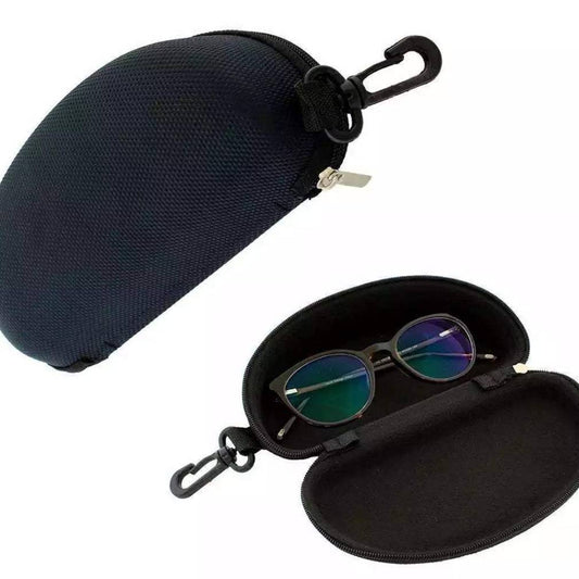 Cietais futlāris maciņš brillēm melns.