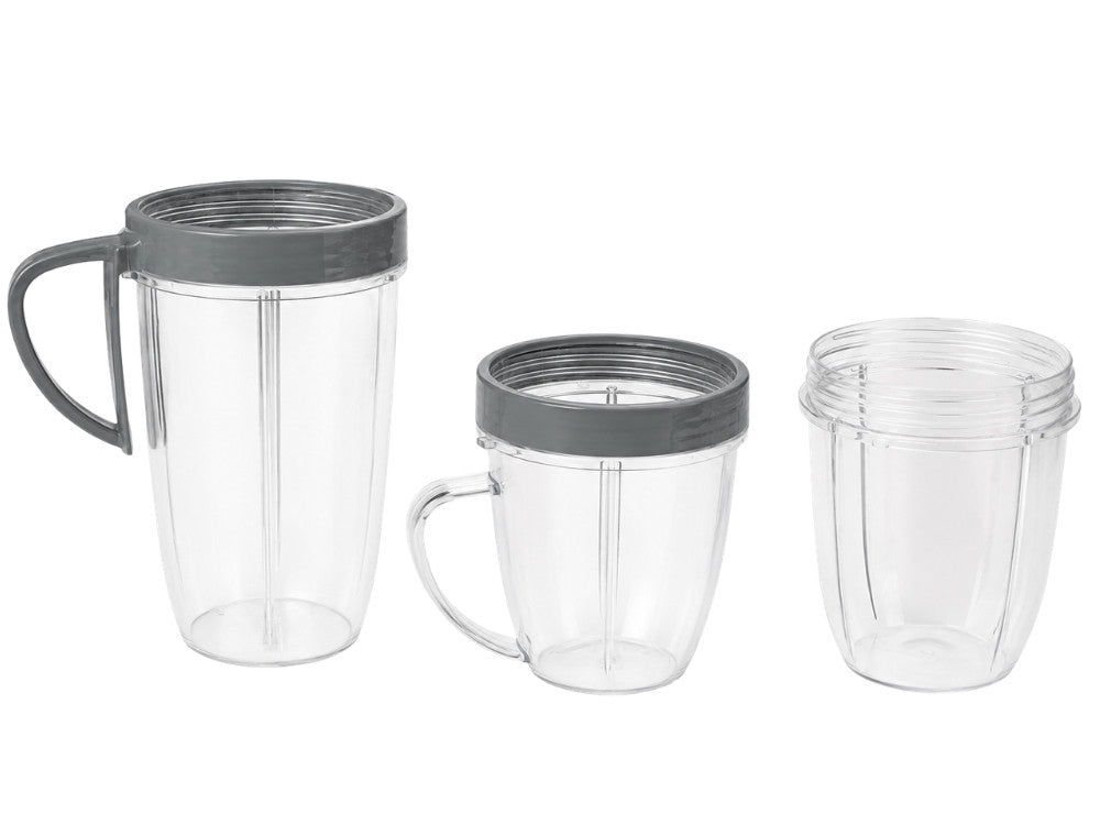 Blenderis 600 W, 3 trauku komplektā