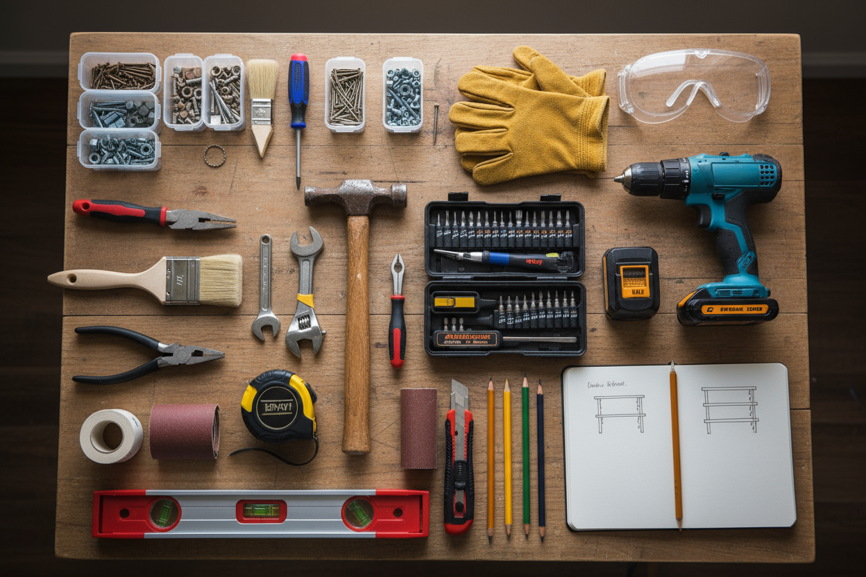 different diy stuff and things for work