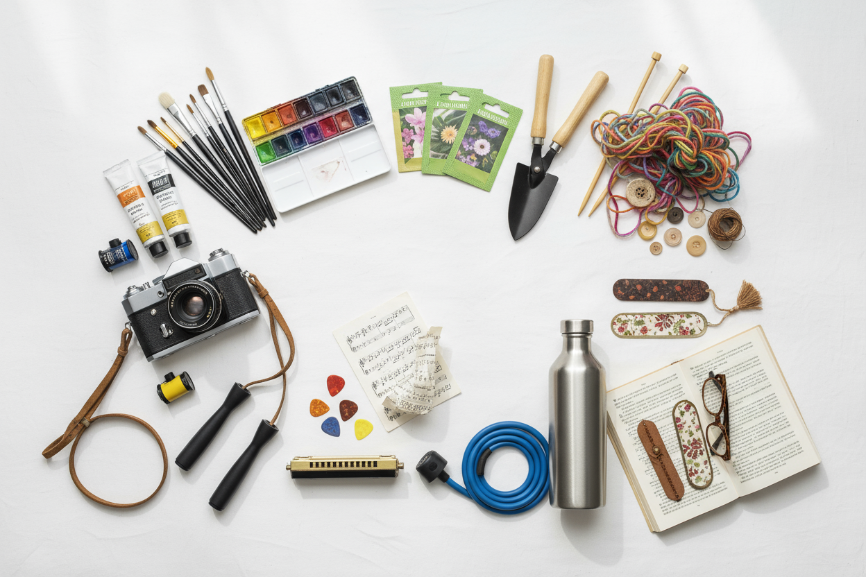 different hobbies accessories