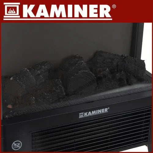 Elektriskais sildītājs - kamīns 2000 W ar 3D liesmas efektu