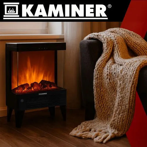 Elektriskais sildītājs - kamīns 2000 W ar 3D liesmas efektu