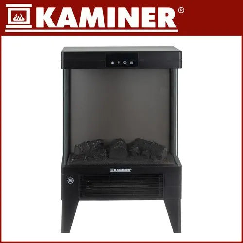 Elektriskais sildītājs - kamīns 2000 W ar 3D liesmas efektu