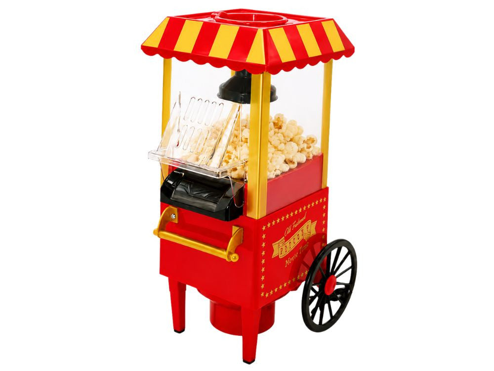 Popkorna Mašīna Retro Stila, 1200W, Bez Eļļas