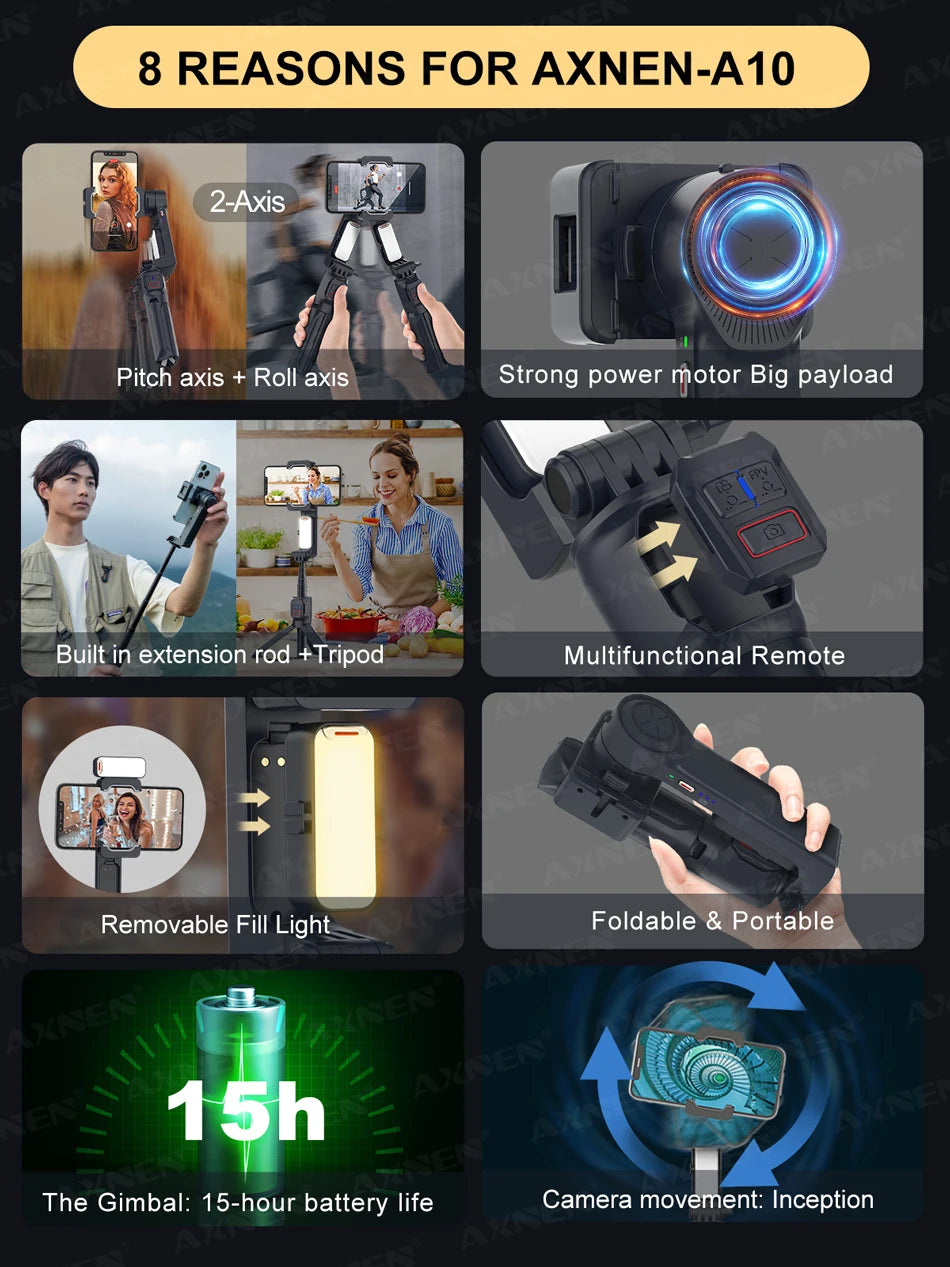 2 asu karkasa stabilizators + pašbildes nūja ar noņemamu uzpildes gaismu