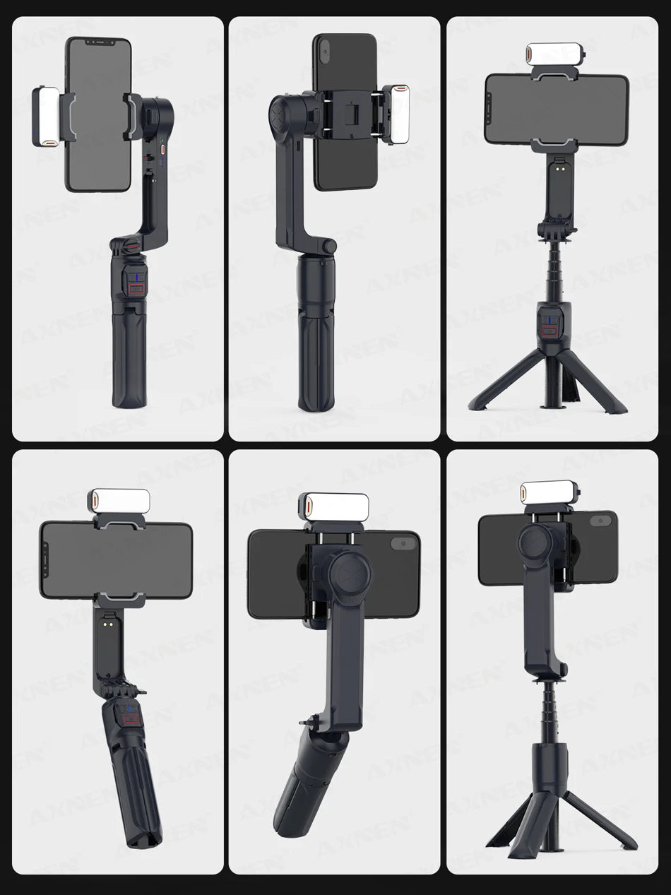 2 asu karkasa stabilizators + pašbildes nūja ar noņemamu uzpildes gaismu