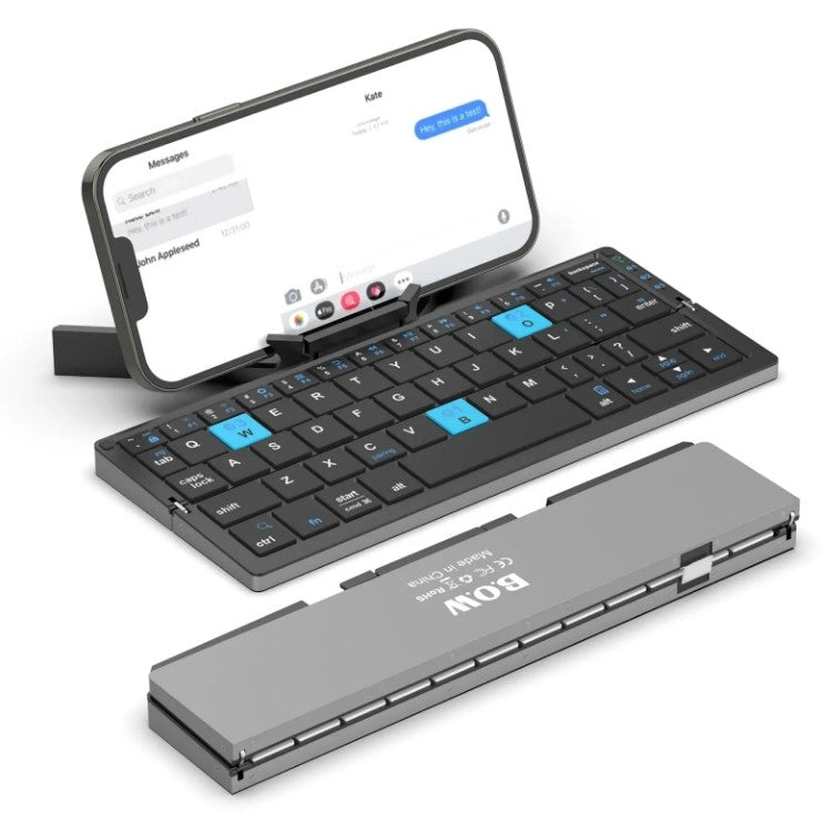 Īpaši plāna saliekama bezvadu tastatūra