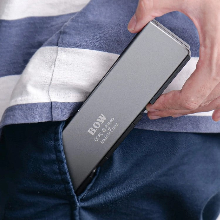 Īpaši plāna saliekama bezvadu tastatūra